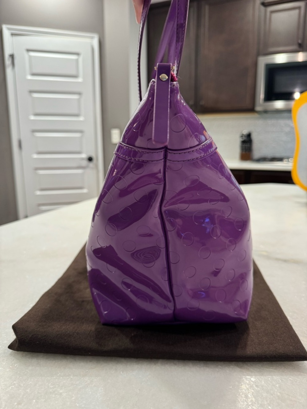 Kate Spade Purple Patent Tote - Picture 7 of 13
